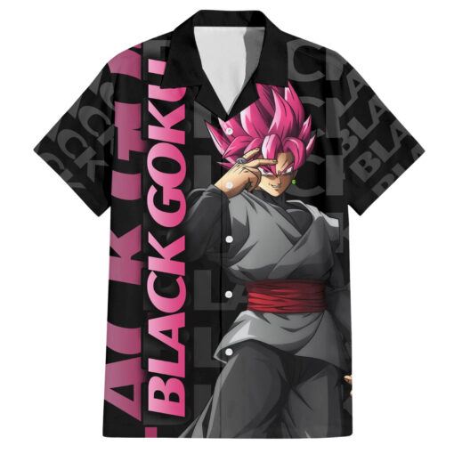 Chemise hawaïenne Goku Noir – Dragon Ball