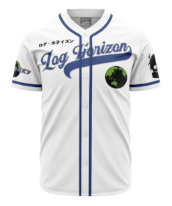 Maillot de baseball Shiroe Lunettes Cœur Noir Log Horizon