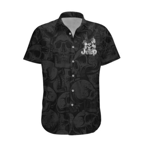 Chemise hawaïenne Jeep Crâne Noir – "I Do What I Want" – Image 2