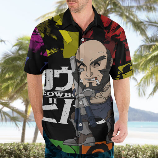 Chemise hawaïenne Jet Noir – Image 3