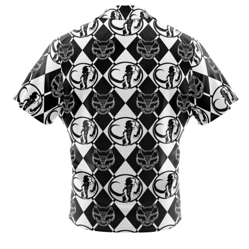 Chemise hawaïenne Motif Ranger Noir Power Rangers – Image 2