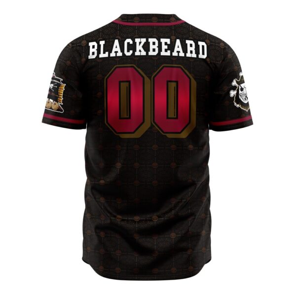 Maillot de baseball Pirates de Barbe Noire Blackbeard One Piece – Image 3