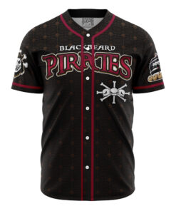 Maillot de baseball Pirates de Barbe Noire Blackbeard One Piece