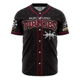 Maillot de baseball Pirates de Barbe Noire Blackbeard One Piece
