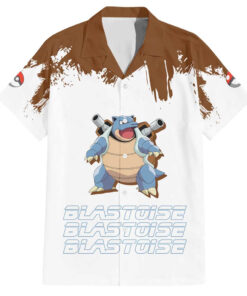 Chemise hawaïenne Tortank – Pokémon