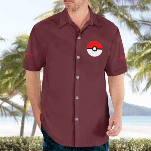 Chemise hawaïenne Braségali – Pokémon – Image 3