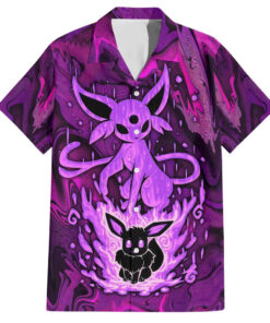 Chemise hawaïenne Mentali en feu – Pokémon