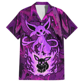 Chemise hawaïenne Mentali en feu – Pokémon