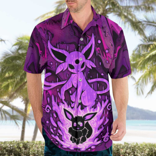 Chemise hawaïenne Mentali en feu – Pokémon – Image 3