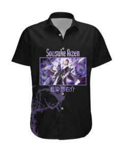 Chemise hawaïenne Aizen forme finale – Bleach TYBW