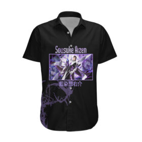 Chemise hawaïenne Aizen forme finale – Bleach TYBW