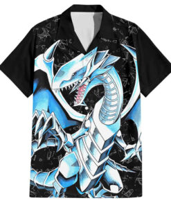 Chemise hawaïenne Dragon Blanc aux Yeux Bleus – Yu-Gi-Oh!