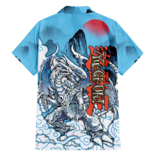 Chemise hawaïenne Dragon Blanc aux Yeux Bleus – Yu-Gi-Oh! (art japonais) – Image 2