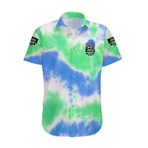 Chemise hawaïenne Jeep Tie-Dye Bleue – "You Wouldn't Understand"