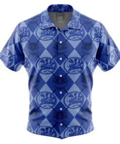 Chemise hawaïenne Ranger Bleu Mighty Morphin Power Rangers