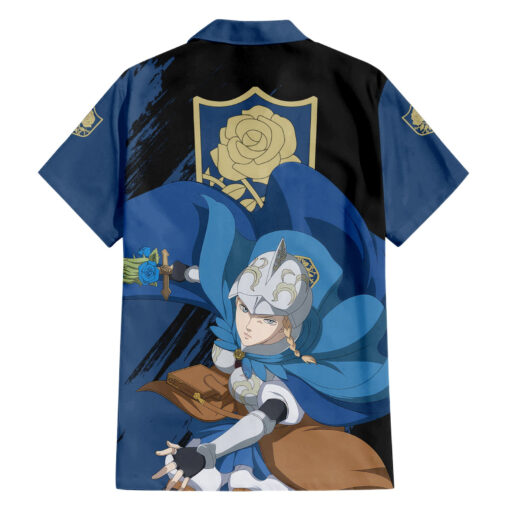 Chemise hawaïenne Charlotte Roselei – Blue Rose – Black Clover – Image 2