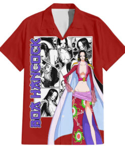 Chemise hawaïenne Boa Hancock – One Piece (style manga mix)