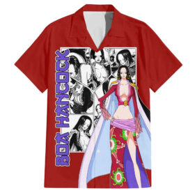 Chemise hawaïenne Boa Hancock – One Piece (style manga mix)