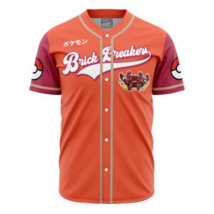 Maillot de baseball Casse-Briques Type Combat Pokémon