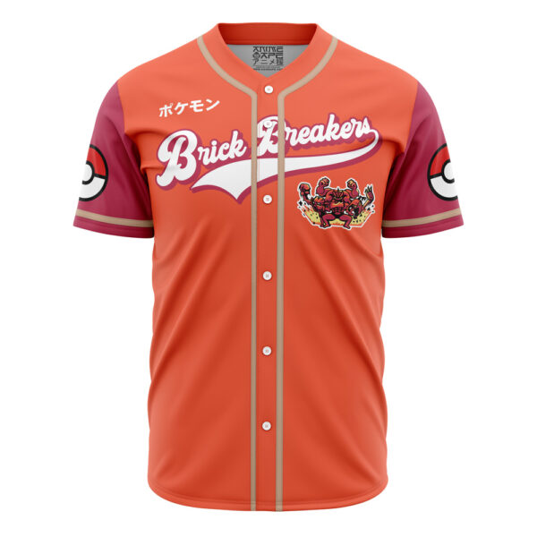 Maillot de baseball Casse-Briques Type Combat Pokémon