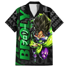 Chemise hawaïenne Broly – Dragon Ball (motif japonais)