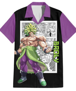Chemise hawaïenne Broly Légendaire SSJ Dragon Ball