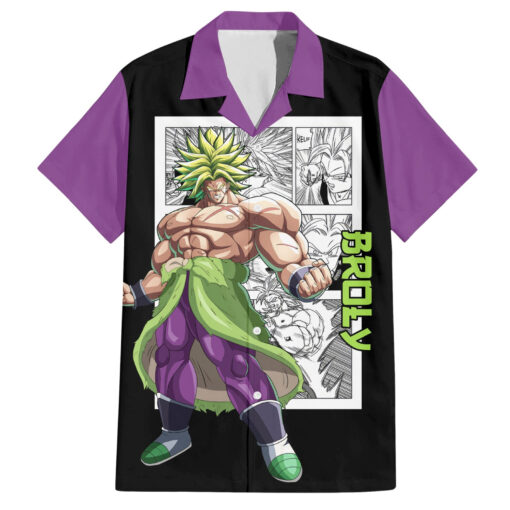 Chemise hawaïenne Broly Légendaire SSJ Dragon Ball