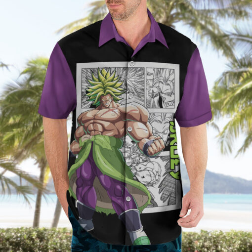 Chemise hawaïenne Broly Légendaire SSJ Dragon Ball – Image 3