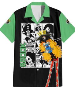 Chemise hawaïenne Brook One Piece Manga