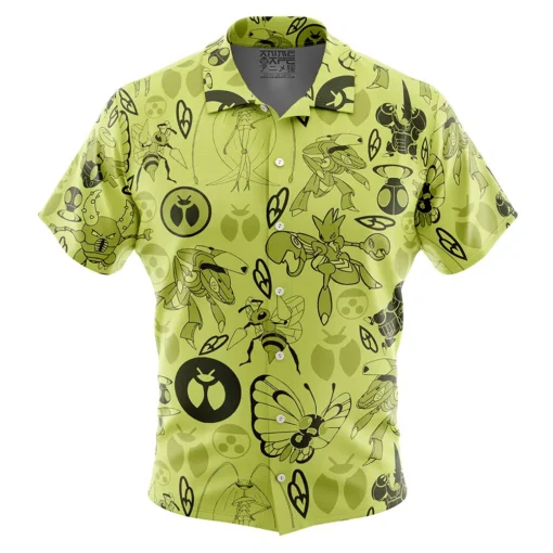 Chemise hawaïenne Pokémon Type Insecte