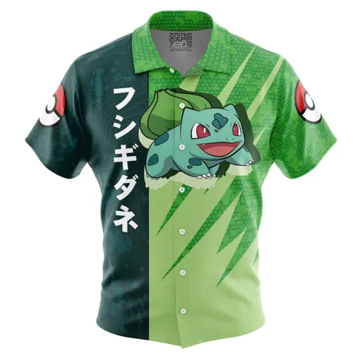 Chemise hawaïenne Attaque Bulbizarre Pokémon
