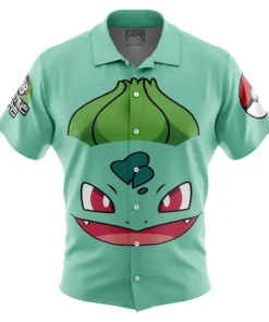 Chemise hawaïenne Visage Bulbizarre Pokémon