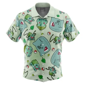 Chemise hawaïenne Motif Bulbizarre Pokémon