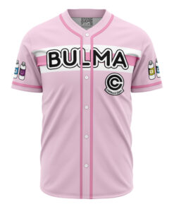 Maillot de baseball Bulma Rose Dragon Ball Z