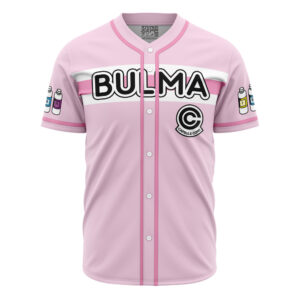 Maillot de baseball Bulma Rose Dragon Ball Z
