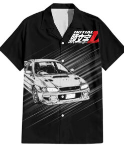 Chemise hawaïenne Bunta Fujiwara Impreza Initial D Manga