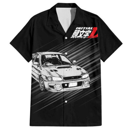 Chemise hawaïenne Bunta Fujiwara Impreza Initial D Manga