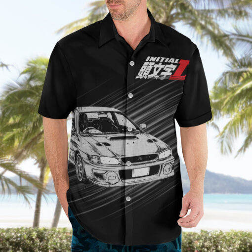 Chemise hawaïenne Bunta Fujiwara Impreza Initial D Manga – Image 3