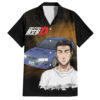 Chemise hawaïenne Bunta Fujiwara Initial D Manga