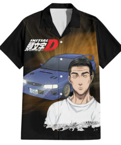 Chemise hawaïenne Bunta Fujiwara Initial D Manga
