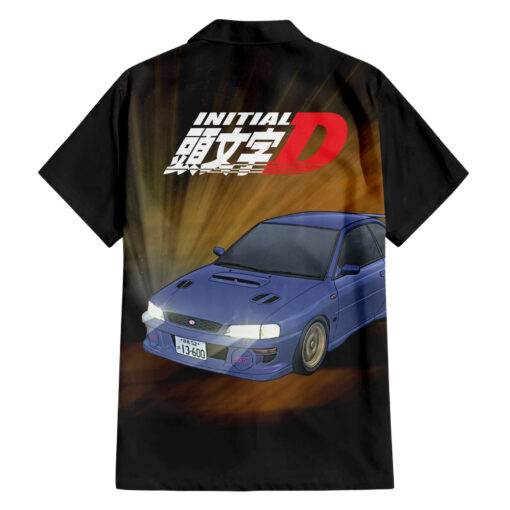 Chemise hawaïenne Bunta Fujiwara Initial D Manga – Image 2
