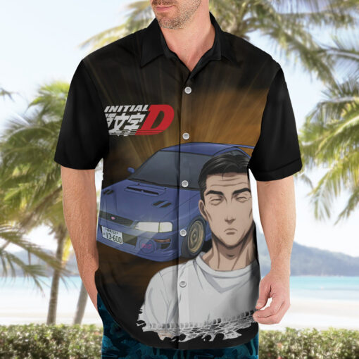 Chemise hawaïenne Bunta Fujiwara Initial D Manga – Image 3