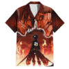 Chemise hawaïenne Attaque des Titans Incendiaire