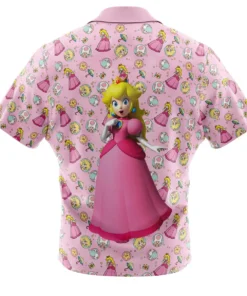 Chemise hawaïenne Motif Peach Mario Bros