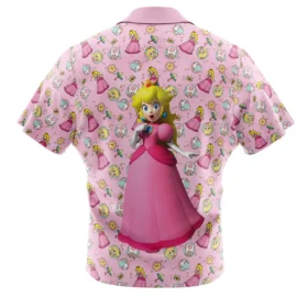 Chemise hawaïenne Motif Peach Mario Bros