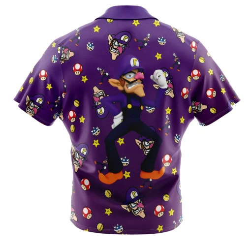 Chemise hawaïenne Motif Waluigi Mario Bros