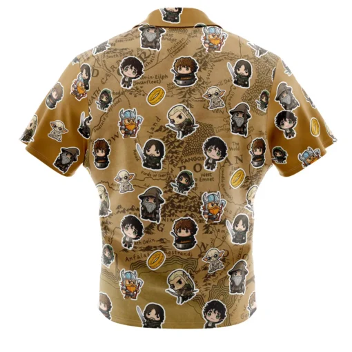 Chemise hawaïenne Motif Chibi Le Seigneur des Anneaux – Image 2