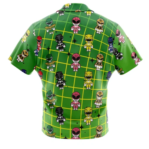 Chemise hawaïenne Chibi Power Rangers – Image 2