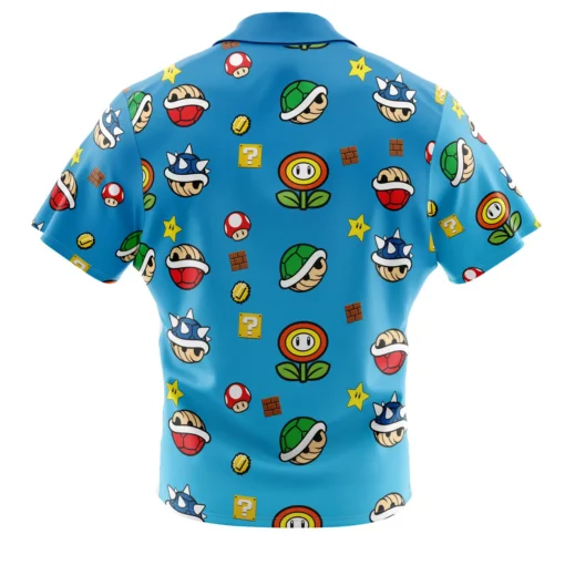 Chemise hawaïenne Motif Objets Mario Bros – Image 2