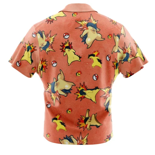 Chemise hawaïenne Motif Typhlosion Pokémon – Image 2